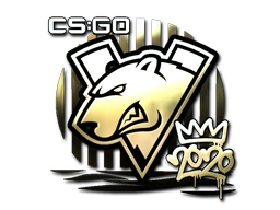 Aufkleber | Virtus.pro (Gold) | RMR 2020