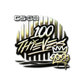 Sticker | 100 Thieves (Gold) | 2020 RMR image 120x120