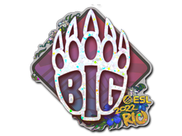 Sticker | BIG (Glitter) | Rio 2022