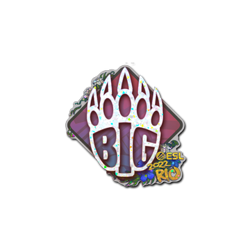 Sticker | BIG (Glitter) | Rio 2022 image 360x360