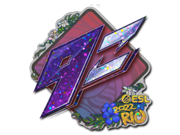 Sticker | 9z Team (Glitter) | Rio 2022