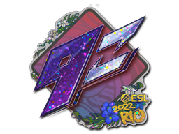 Klistremerke | 9z Team (glitter) | Rio 2022