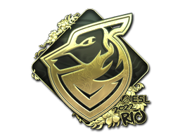 Klistermärke | Grayhound Gaming (Gold) | Rio 2022