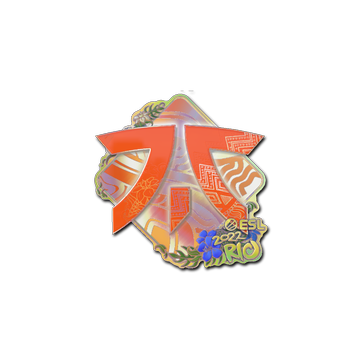 Sticker | Fnatic (Holo) | Rio 2022 image 360x360