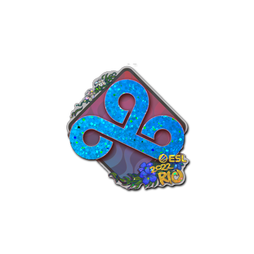 Sticker | Cloud9 (Glitter) | Rio 2022 image 360x360