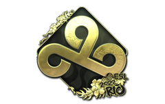 Sticker | Cloud9 (Gold) | Rio 2022
