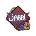 Sticker | jabbi (Glitter) | Rio 2022 image 120x120