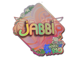 Autocolante | jabbi (Holo) | Rio 2022