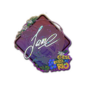 Sticker | Jame (Glitter) | Rio 2022 image 120x120