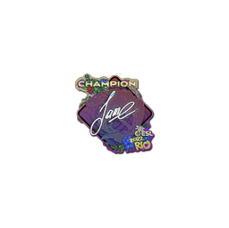 Sticker | Jame (Glitter, Champion) | Rio 2022