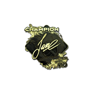 Sticker | Jame (Gold, Champion) | Rio 2022 image 360x360