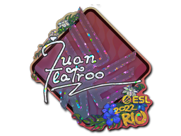 Sticker | juanflatroo (Glitter) | Rio 2022