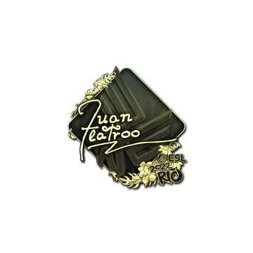 Sticker | juanflatroo (Gold) | Rio 2022 image 360x360