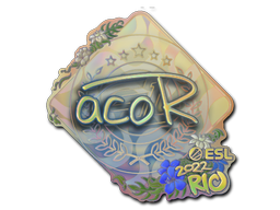 ステッカー | acoR (ホログラム) | Rio 2022