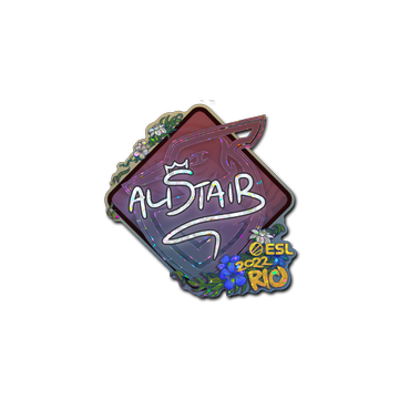 Sticker | aliStair (Glitter) | Rio 2022 image 360x360