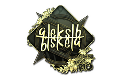 Sticker | Aleksib (Gold) | Rio 2022