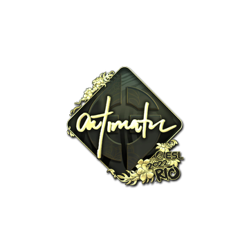 Sticker | autimatic (Gold) | Rio 2022 image 360x360