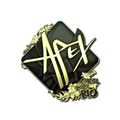 Sticker | apEX (Gold) | Rio 2022 image 120x120