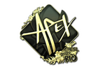 Sticker | apEX (Gold) | Rio 2022