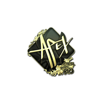 Sticker | apEX (Gold) | Rio 2022 image 360x360