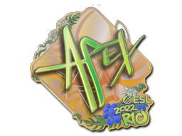 Sticker | apEX (holo) | Rio 2022