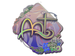 Samolepka | arT (holografická) | IEM Rio 2022
