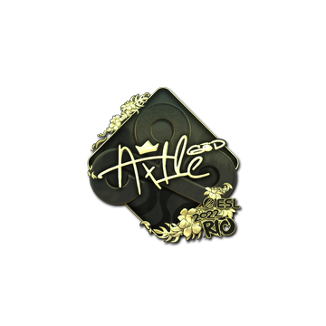 Sticker | Ax1Le (Gold) | Rio 2022 image 360x360