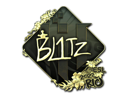 Sticker | bLitz (Gold) | Rio 2022