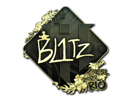 貼紙 | bLitz（黃金）| Rio 2022