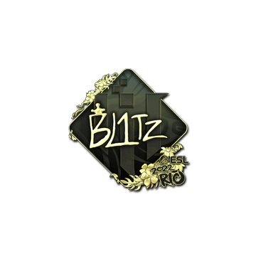 Sticker | bLitz (Gold) | Rio 2022 image 360x360