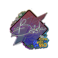Sticker | BUDA (Glitter) | Rio 2022 image 120x120