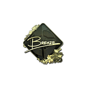 Sticker | Brehze (Gold) | Rio 2022 image 360x360