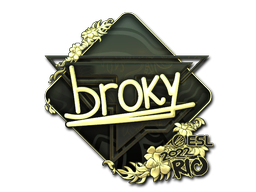 印花 | broky（金色）| 2022年里约热内卢锦标赛