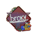 Sticker | broky (Glitter) | Rio 2022 image 120x120