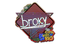 Sticker | broky (Glitter) | Rio 2022