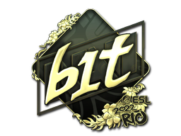 貼紙 | b1t（黃金）| Rio 2022