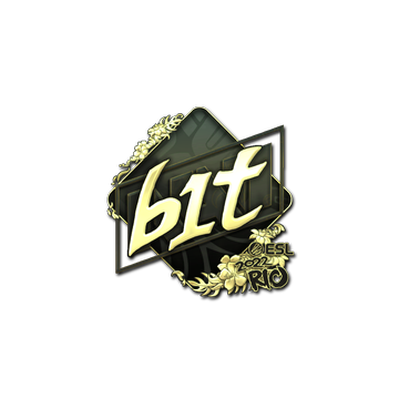 Sticker | b1t (Gold) | Rio 2022 image 360x360