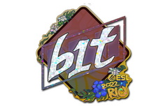 Sticker | b1t (Glitter) | Rio 2022