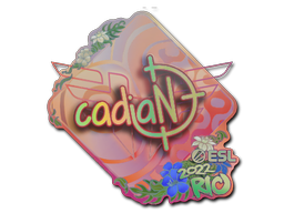 สติกเกอร์ | cadiaN (โฮโล) | Rio 2022