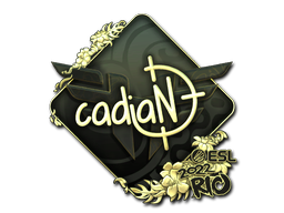 Sticker | cadiaN (Gold) | Rio 2022