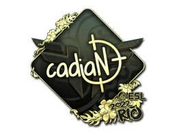 Стикер | cadiaN (златен) | Rio 2022