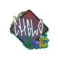 Sticker | chelo (Glitter) | Rio 2022 image 120x120
