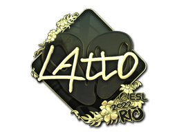 貼紙 | latto（黃金）| Rio 2022