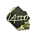 Sticker | latto (Gold) | Rio 2022 image 120x120