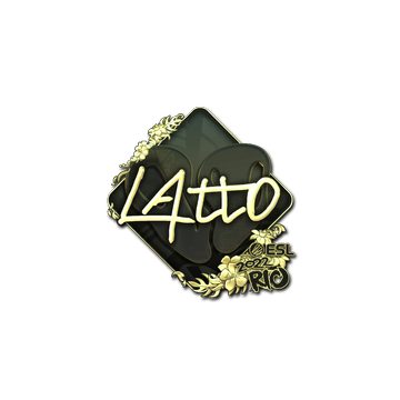Sticker | latto (Gold) | Rio 2022 image 360x360