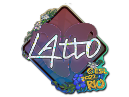 ステッカー | latto (グリッター) | Rio 2022