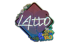 Sticker | latto (Glitter) | Rio 2022