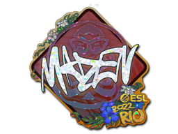 Sticker | maden (Glitter) | Rio 2022