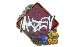 Sticker | maden (Glitter) | Rio 2022