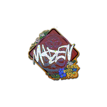 Sticker | maden (Glitter) | Rio 2022 image 360x360